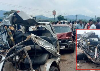 ಧರ್ಮಸ್ಥಳದಿಂದ ವಾಪಸ್​ ಆಗುತ್ತಿದ್ದ ವೇಳೆ ಭೀಕರ ರಸ್ತೆ ಅಪಘಾತ.. ನಾಲ್ವರ ದಾರುಣ ಸಾವು..!!!