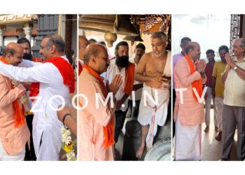 ನೈರುತ್ಯ ಪದವೀಧರ ಕ್ಷೇತ್ರದ ಪಕ್ಷೇತರ ಅಭ್ಯರ್ಥಿ ರಘುಪತಿ ಭಟ್ ಶ್ರೀ ಮಹಾಲಿಂಗೇಶ್ವರ ದೇವಸ್ಥಾನಕ್ಕೆ ಭೇಟಿ