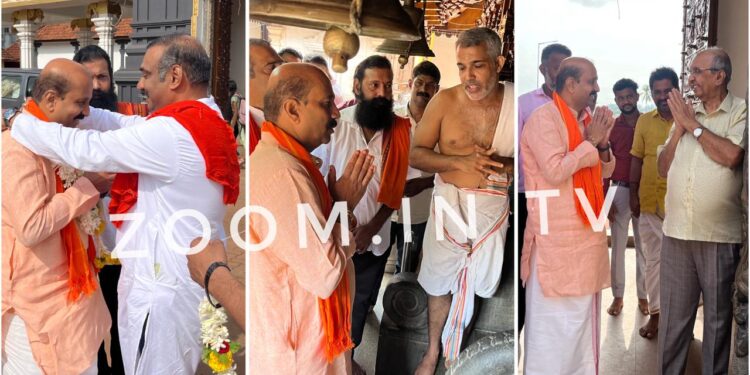 ನೈರುತ್ಯ ಪದವೀಧರ ಕ್ಷೇತ್ರದ ಪಕ್ಷೇತರ ಅಭ್ಯರ್ಥಿ ರಘುಪತಿ ಭಟ್ ಶ್ರೀ ಮಹಾಲಿಂಗೇಶ್ವರ ದೇವಸ್ಥಾನಕ್ಕೆ ಭೇಟಿ