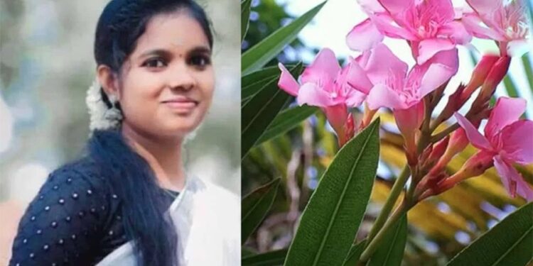 ಫೋನಿನಲ್ಲಿ ಮಾತಾಡುತ್ತಾ ಅಂಗಳದಲ್ಲಿ ಬೆಳೆದ ಹೂ ತಿಂದ ಯುವತಿ : ಸಾವು!