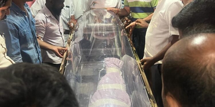 ಹುಟ್ಟೂರಿಗೆ ಆಗಮಿಸಿದ ಮಾಜಿ ಶಾಸಕ ಕೆ.ವಸಂತ ಬಂಗೇರ ಪಾರ್ಥಿವ ಶರೀರ : ಅಂತಿಮ ನಮನ