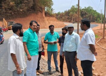 ರಾಜ್ಯ ಹೆದ್ದಾರಿಯ ಕಾಮಗಾರಿ : ತಿರುವು ರಸ್ತೆ ಸುಗಮ ಸಂಚಾರ ರಸ್ತೆ ನಿರ್ಮಿಸುವಂತೆ ಮಾಜಿ ಶಾಸಕ ಸಂಜೀವ ಮಠಂದೂರು ಸೂಚನೆ