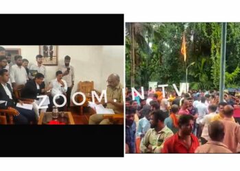 ಹರೀಶ್ ಪೂಂಜ ಬಂಧನ ಸಾಧ್ಯತೆ ಹಿನ್ನಲೆ : ಪೂಂಜ ನಿವಾಸಕ್ಕೆ ವಕೀಲರ ತಂಡ ಭೇಟಿ