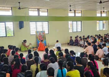 ವಿವೇಕಾನಂದ ಪದವಿಪೂರ್ವ ಕಾಲೇಜಿನಲ್ಲಿ ಕಾಲೇಜು ಪ್ರಾರಂಭೋತ್ಸವದ ಪ್ರಯುಕ್ತ ಸರಸ್ವತಿ ಪೂಜೆ