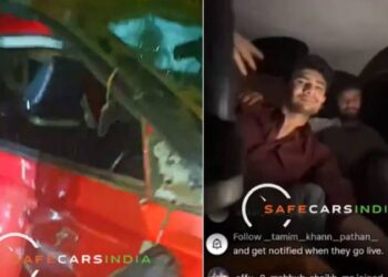 Insta ಲೈವ್ ಮಾಡುತ್ತಾ 140 ಕಿಮೀ ವೇಗದಲ್ಲಿ ಕಾರು ಓಡಿಸಿದ ಯುವಕ : ಹುಚ್ಚಾಟಕ್ಕೆ ಕಾರು ಪಲ್ಟಿ ನಾಲ್ವರು ಸಾವು..!!!