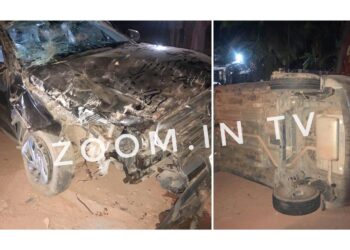 ವಿಟ್ಲ: ನಿಯಂತ್ರಣ ತಪ್ಪಿ ಕಾರ್ ಪಲ್ಟಿ : ಪಾರಾದ ಪ್ರಯಾಣಿಕರು