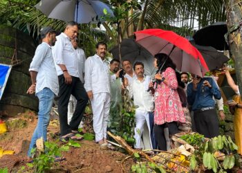 ಕಂಪೌಂಡ್ ಕುಸಿದು ನಾಲ್ವರು ಮೃತಪಟ್ಟ ಘಟನಾ ಸ್ಥಳಕ್ಕೆ ಸಂಸದ ಕ್ಯಾಪ್ಟನ್ ಬ್ರಿಜೇಶ್ ಚೌಟ ಭೇಟಿ