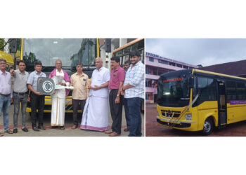 ಕರ್ನಾಟಕ ಬ್ಯಾಂಕ್ ನಿಂದ ನರಿಮೊಗರು ಸಾಂದೀಪನಿ ವಿದ್ಯಾಸಂಸ್ಥೆಗೆ ನೂತನ ಶಾಲಾ ಬಸ್ಸಿನ ಕೊಡುಗೆ