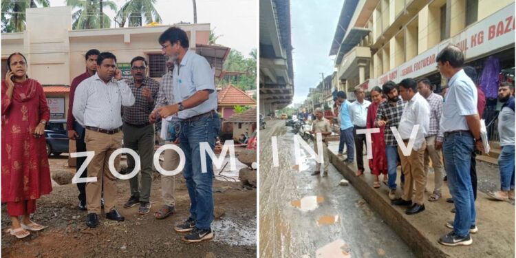 ಕಲ್ಲಡ್ಕ : ರಾಷ್ಟ್ರೀಯ ಹೆದ್ದಾರಿ ಪರಿಶೀಲನೆ ನಡೆಸಿದ ಜಿಲ್ಲಾಧಿಕಾರಿ ಮುಲ್ಲೈ ಮುಗಿಲನ್