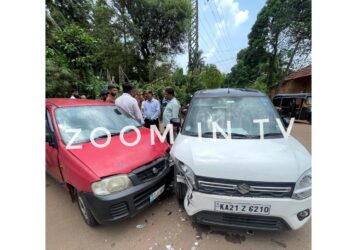 ಪುತ್ತೂರು : ಕಾರುಗಳ ನಡುವೆ ಅಪಘಾತ!