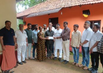ಗುರುಬೆಳದಿಂಗಳು ಫೌಂಡೇಶನ್ ವತಿಯಿಂದ ಕೊಡಿಪ್ಪಾಡಿ ಅನಿಲ್ ಪೂಜಾರಿ ಕುಟುಂಬಕ್ಕೆ ಆರ್ಥಿಕ ನೆರವು