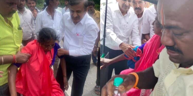 ಆ್ಯಕ್ಸಿಡೆಂಟ್ ನಲ್ಲಿ ಗಾಯಗೊಂಡವರಿಗೆ ರಸ್ತೆಯಲ್ಲೇ ಚಿಕಿತ್ಸೆ : ಮತ್ತೊಮ್ಮೆ ಜನರ ಹೃದಯ ಗೆದ್ದ ಡಾ. ಮಂಜುನಾಥ್