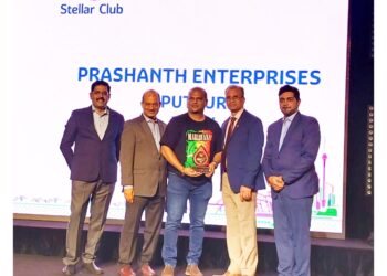 ಪುತ್ತೂರು ಪ್ರಶಾಂತ್ ಎಂಟರ್ಪ್ರೈಸಸ್ ಗೆ ‘Steller Club Ruby’ ಅವಾರ್ಡ್..!!!
