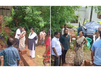 ಬನ್ನೂರು : ಧರೆ ಕುಸಿದು ಹಾನಿಯಾದ ಮನೆಗೆ ಮಾಜಿ ಶಾಸಕಿ ಶಕುಂತಲಾ ಶೆಟ್ಟಿ ಭೇಟಿ