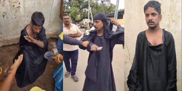 ಬುರ್ಖಾ ಧರಿಸಿ ಅನುಮಾನಾಸ್ಪದವಾಗಿ ಓಡಾಟ : ವ್ಯಕ್ತಿಯೋರ್ವನಿಗೆ ಸಾರ್ವಜನಿಕರಿಂದ ಧರ್ಮದೇಟು!