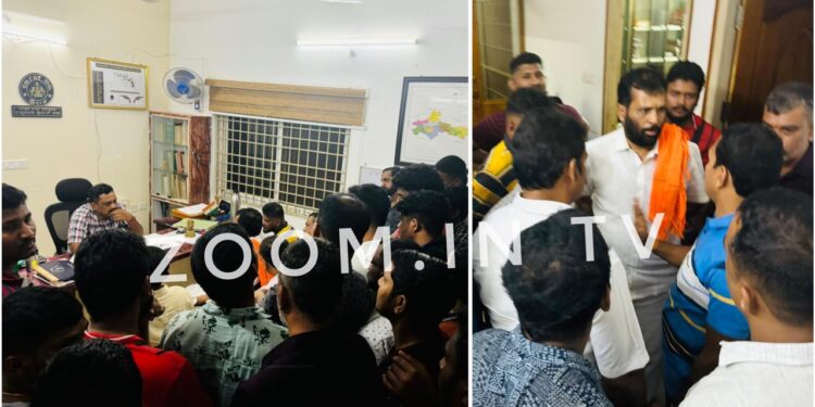 ಉಪ್ಪಿನಂಗಡಿ : ಸ್ನಾನ ಮಾಡುತ್ತಿದ್ದ ಮಹಿಳೆಯ ವೀಡಿಯೋ ಚಿತ್ರೀಕರಣ : ಅನ್ಯಧರ್ಮದ ವ್ಯಕ್ತಿ ಪೊಲೀಸ್ ವಶಕ್ಕೆ :ವಿಚಾರ ತಿಳಿಯುತ್ತಿದ್ದಂತೆ ಠಾಣೆಗೆ ಧಾವಿಸಿದ ಪುತ್ತಿಲ