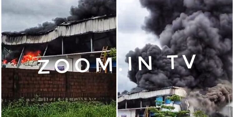 ಮಂಗಳೂರು : ಬೆಂಕಿ ತಗುಲಿ ಹೊತ್ತಿ ಉರಿದ ಫಿಶ್ ಮಿಲ್