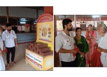 ಕುಟುಂಬ ಸಮೇತರಾಗಿ ಕಾಪು ಹೊಸ ಮಾರಿಗುಡಿ ದೇವಸ್ಥಾನಕ್ಕೆ ನಟ ರಕ್ಷಿತ್ ಶೆಟ್ಟಿ ಭೇಟಿ
