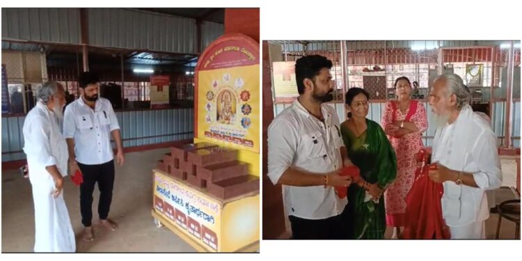 ಕುಟುಂಬ ಸಮೇತರಾಗಿ ಕಾಪು ಹೊಸ ಮಾರಿಗುಡಿ ದೇವಸ್ಥಾನಕ್ಕೆ ನಟ ರಕ್ಷಿತ್ ಶೆಟ್ಟಿ ಭೇಟಿ