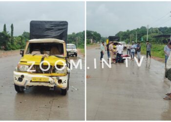 ಬೈಕ್-ಪಿಕಪ್ ನಡುವೆ ಡಿಕ್ಕಿ : ಗಂಭೀರ ಗಾಯಗೊಂಡ ಬೈಕ್ ಸವಾರ ಮೃತ್ಯು!