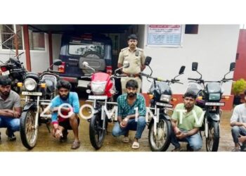 ಸಾರ್ವಜನಿಕ ರಸ್ತೆಯಲ್ಲಿ ವೀಲಿಂಗ್ : ಉಜಿರೆಯ ಐವರ ವಿರುದ್ಧ ಮೂಡಿಗೆರೆಯಲ್ಲಿ ಪ್ರಕರಣ ದಾಖಲು ; ವಶಕ್ಕೆ!