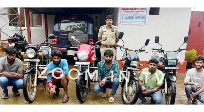 ಸಾರ್ವಜನಿಕ ರಸ್ತೆಯಲ್ಲಿ ವೀಲಿಂಗ್ : ಉಜಿರೆಯ ಐವರ ವಿರುದ್ಧ ಮೂಡಿಗೆರೆಯಲ್ಲಿ ಪ್ರಕರಣ ದಾಖಲು ; ವಶಕ್ಕೆ!