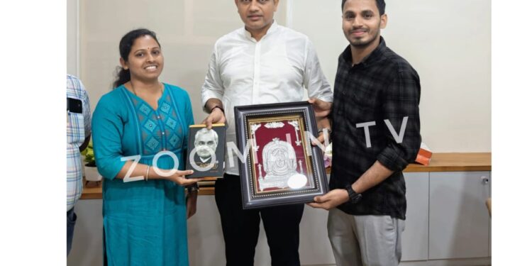 ಸಂಸದ ಕ್ಯಾಪ್ಟನ್ ಬ್ರಿಜೇಶ್ ಚೌಟರನ್ನು ಭೇಟಿಯಾಗಿ ಶುಭಹಾರೈಸಿದ ಪ್ರವೀಣ್ ನೆಟ್ಟಾರ್ ಪತ್ನಿ ನೂತನ