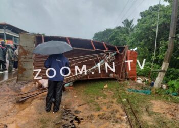 ಪುಂಜಾಲಕಟ್ಟೆ : ಲಾರಿ ಪಲ್ಟಿಯಾಗಿ ಓರ್ವ ಸಾವು ; ಇಬ್ಬರು ಗಂಭೀರ