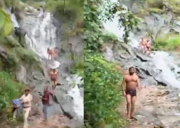 ಚಾರ್ಮಾಡಿ : ಫಾಲ್ಸ್ ಬಳಿ ಹುಚ್ಚಾಟ ಮಾಡುತ್ತಿದ್ದ ಯುವಕರ ಬಟ್ಟೆ ಹೊತ್ತೊಯ್ದ ಪೊಲೀಸರು : ಆಮೇಲೆನಾಯ್ತು!