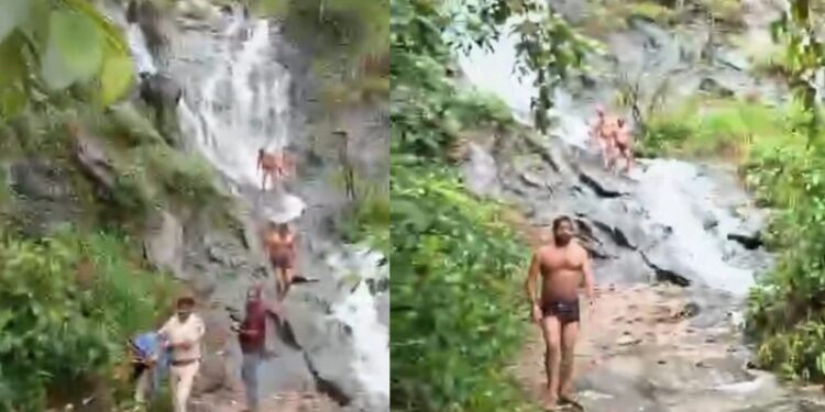 ಚಾರ್ಮಾಡಿ : ಫಾಲ್ಸ್ ಬಳಿ ಹುಚ್ಚಾಟ ಮಾಡುತ್ತಿದ್ದ ಯುವಕರ ಬಟ್ಟೆ ಹೊತ್ತೊಯ್ದ ಪೊಲೀಸರು : ಆಮೇಲೆನಾಯ್ತು!