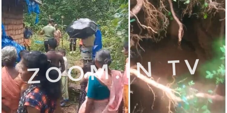 ಸುಳ್ಯ : ಭಾರೀ ಮಳೆ : ಮನೆಯೊಂದರ ಪಕ್ಕ ಅಪಾಯಕಾರಿ ಗುಂಡಿ ನಿರ್ಮಾಣ!