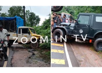 ವಿಟ್ಲ : ಪಿಕಪ್-ಥಾರ್ ನಡುವೆ ಅಪಘಾತ!