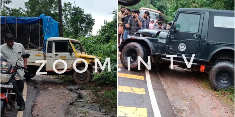 ವಿಟ್ಲ : ಪಿಕಪ್-ಥಾರ್ ನಡುವೆ ಅಪಘಾತ!