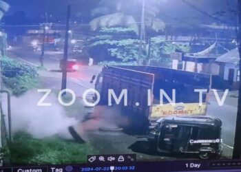 ಪುತ್ತೂರು: ಪಂಚರ್ ಆಗಿದ್ದ ಲಾರಿಯ ಟಯರ್ ಜೋಡಣೆ ವೇಳೆ ಅಪಘಾತ : ಕಾರ್ಮಿಕ ಗಂಭೀರ