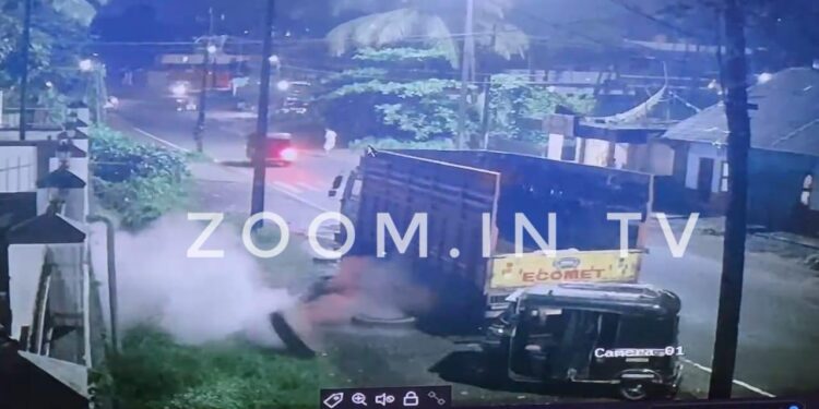 ಪುತ್ತೂರು: ಪಂಚರ್ ಆಗಿದ್ದ ಲಾರಿಯ ಟಯರ್ ಜೋಡಣೆ ವೇಳೆ ಅಪಘಾತ : ಕಾರ್ಮಿಕ ಗಂಭೀರ