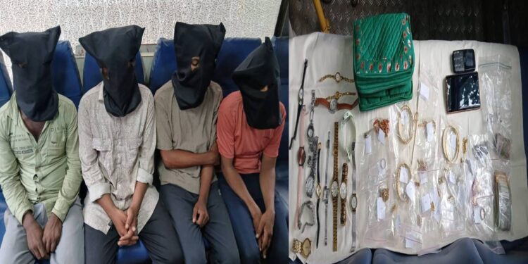 ಮಂಗಳೂರು : ದರೋಡೆ ಪ್ರಕರಣ : ಚಡ್ಡಿ ಗ್ಯಾಂಗ್ ಅಂದರ್ ; ಕೃತ್ಯ ನಡೆದ ಐದೇ ಗಂಟೆಯಲ್ಲಿ ನಾಲ್ವರು ವಶಕ್ಕೆ! ​