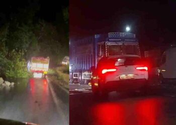 ಭಾರೀ ಮಳೆ : ಚಾರ್ಮಾಡಿ ಘಾಟ್​ನಲ್ಲಿ ಗುಡ್ಡ ಕುಸಿತ