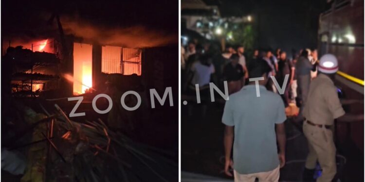 ಪುತ್ತೂರು: ಹಾರ್ಡ್ ವೇರ್ ಅಂಗಡಿಗೆ ಬೆಂಕಿ..!!!!!