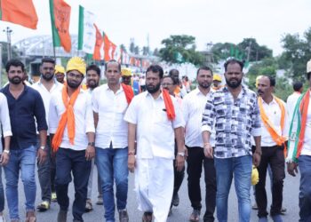 ಮೈಸೂರು ಚಲೋ ಪಾದಯಾತ್ರೆಯಲ್ಲಿ ಅರುಣ್ ಕುಮಾರ್ ಪುತ್ತಿಲ ಭಾಗಿ