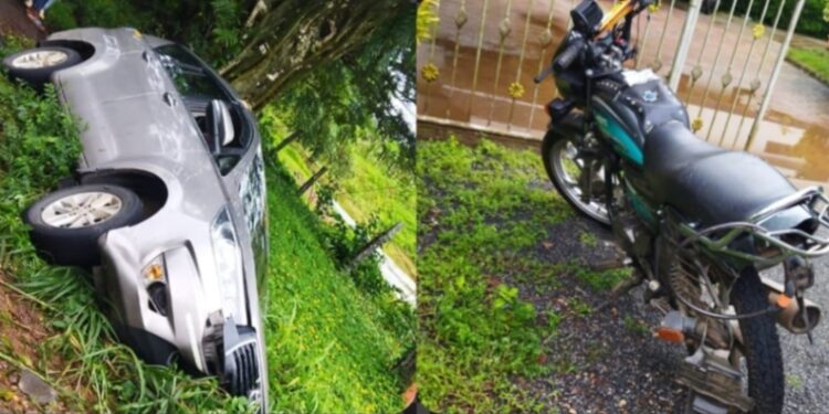 ಕಡಬ : ಬೈಕ್-ಕಾರಿನ ನಡುವೆ ಅಪಘಾತ : ದ್ವಿಚಕ್ರ ವಾಹನ ಸವಾರ ಮೃತ್ಯು!