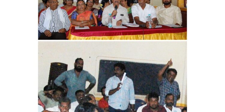 ವಿಟ್ಲ : ಅನಧಿಕೃತ ಅಂಗಡಿಗಳಿಂದ ಹಫ್ತಾ ವಸೂಲಿ ಆರೋಪ : ಗ್ರಾಮ ಸಭೆಯಲ್ಲಿ ವಾಗ್ವಾದ : ಅರ್ಧಕ್ಕೆ ನಿಂತ ಗ್ರಾಮ ಸಭೆ…!!!!