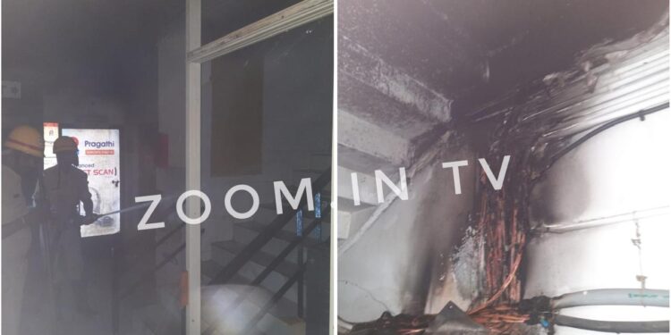 ಪುತ್ತೂರು:ಖಾಸಗಿ ಆಸ್ಪತ್ರೆಯಲ್ಲಿ ಕಾಣಿಸಿಕೊಂಡ ಬೆಂಕಿ : ನಂದಿಸಲು ಯಶಸ್ವಿಯಾದ ಅಗ್ನಿಶಾಮಕ ದಳ..!!!