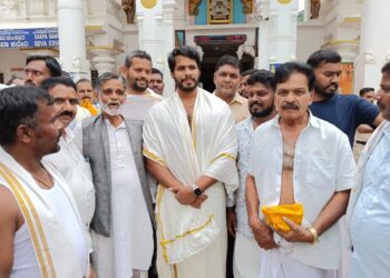 ಕುಕ್ಕೆ ಶ್ರೀ ಸುಬ್ರಹ್ಮಣ್ಯ ಕ್ಷೇತ್ರಕ್ಕೆ ಜೆಡಿಎಸ್ ಮುಖಂಡ ನಿಖಿಲ್ ಕುಮಾರಸ್ವಾಮಿ ಭೇಟಿ