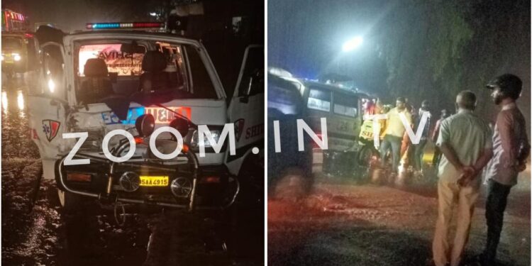 ಪುತ್ತೂರು : ಸುಳ್ಯದಿಂದ ಮಂಗಳೂರಿಗೆ ತೆರಳುತ್ತಿದ್ದ ಆಂಬ್ಯುಲೆನ್ಸ್ ಅಪಘಾತ