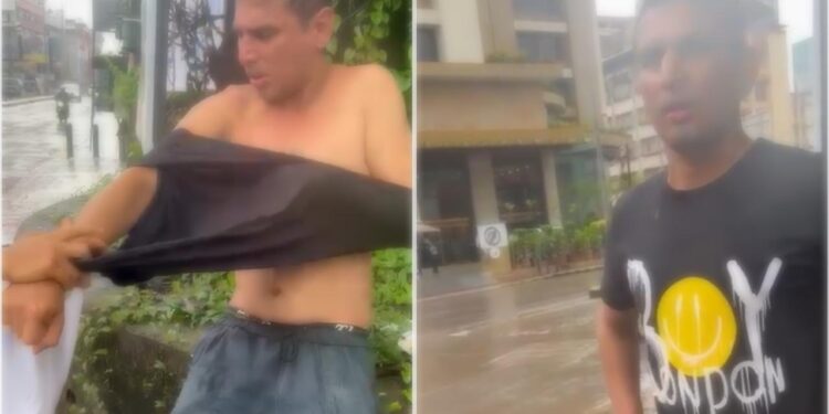 ಅನುಚಿತ ವರ್ತನೆ: ಯುವಕನ ಬಟ್ಟೆ ಬಿಚ್ಚಿಸಿ ಪೊಲೀಸರಿಗೆ ಒಪ್ಪಿಸಿದ ಯುವತಿಯರು!