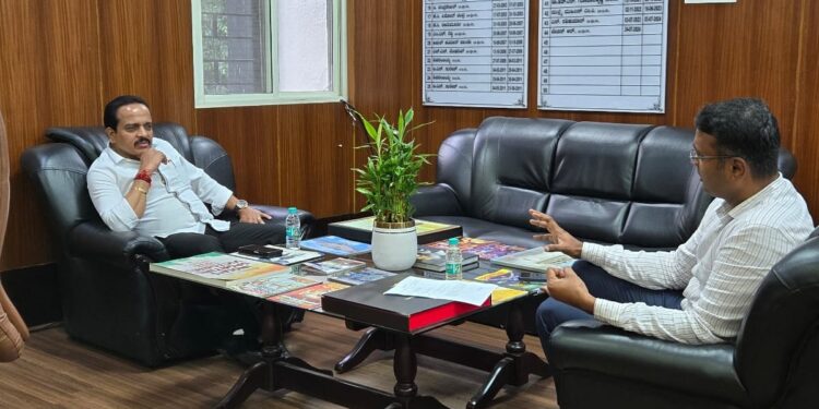 ಪುತ್ತೂರಿನಲ್ಲಿ ಸುಸಜ್ಜಿತ ತಾಲೂಕು ಕ್ರೀಡಾಂಗಣ ನಿರ್ಮಾಣ : ಇಲಾಖಾ ಅಧಿಕಾರಿ ಜೊತೆ ಶಾಸಕ ಅಶೋಕ್ ರೈ ಮಾತುಕತೆ