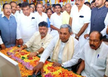 ಎತ್ತಿನಹೊಳೆ ಯೋಜನೆಯ ಮೊದಲ ಹಂತಕ್ಕೆ ಚಾಲನೆ ನೀಡಿದ ಸಿಎಂ ಸಿದ್ದರಾಮಯ್ಯ