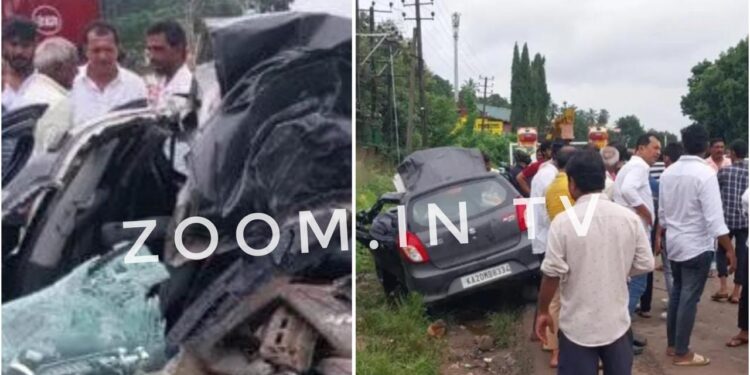 ಬಂಟ್ವಾಳ : ನವ ದಂಪತಿ ಪ್ರಯಾಣಿಸುತ್ತಿದ್ದ ಕಾರು ಅಪಘಾತ : ಪತ್ನಿ ಮೃತ್ಯು, ಪತಿ ಗಂಭೀರ!