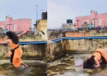 ರೀಲ್ಸ್‌ ತಂದ ಪಜೀತಿ : ಟೆರೇಸ್‌ ಮೇಲೆ ಮುಗ್ಗರಿಸಿ ಬಿದ್ದ ಯುವತಿ!