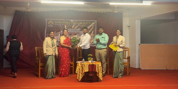 ಅಕ್ಷಯ ಕಾಲೇಜಿನಲ್ಲಿ “ಸ್ಪೋಕನ್ಇಂಗ್ಲೀಷ್” ತರಗತಿಗಳ ಉದ್ಘಾಟನಾ ಸಮಾರಂಭ